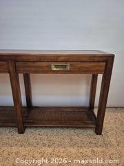 MaxSold Auction: Kaufman of Collingwood Dark Brown Traditional Console Table - Toronto (Ontario, Canada) PARTNER MANAGED Estate Sale Online Auction -Bridle Path Estate