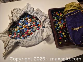 MaxSold Auction: Lot of 100+ Vintage Glass Marbles, Small & Medium, Multicolor - Toronto (Ontario, Canada) PARTNER MANAGED Estate Sale Online Auction -Bridle Path Estate