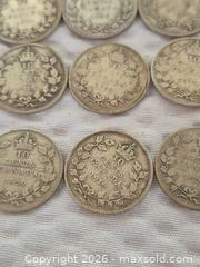 MaxSold Auction: Lot of 15 Antique Canadian 10-cent Silver Dime Coins, King George V, 1910s–1930s - Toronto (Ontario, Canada) PARTNER MANAGED Estate Sale Online Auction -Bridle Path Estate