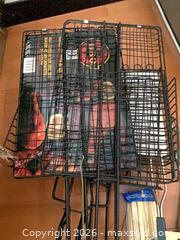 MaxSold Auction: Lot of New BBQ Grill Baskets, Skewers, Lighter, Tongs & Spatula Bundle - Toronto (Ontario, Canada) PARTNER MANAGED Estate Sale Online Auction -Bridle Path Estate