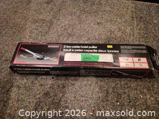 MaxSold Auction: Mastercraft 2 Ton Cable Hoist / Puller - Toronto (Ontario, Canada) PARTNER MANAGED Estate Sale Online Auction -Bridle Path Estate