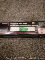MaxSold Auction: Mastercraft 2 Ton Cable Hoist / Puller - Toronto (Ontario, Canada) PARTNER MANAGED Estate Sale Online Auction -Bridle Path Estate