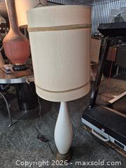 MaxSold Auction: Mid-Century Ceramic Floor Lamp, Off-White, 54" - Toronto (Ontario, Canada) PARTNER MANAGED Estate Sale Online Auction -Bridle Path Estate