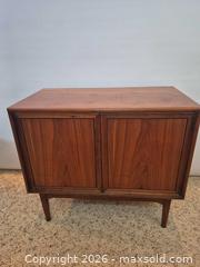 MaxSold Auction: Mid-Century Modern Walnut Veneer Cabinet, 2 Doors - Toronto (Ontario, Canada) PARTNER MANAGED Estate Sale Online Auction -Bridle Path Estate