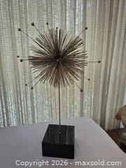 MaxSold Auction: Mid-Century Sputnik Style Metal Tabletop Sculpture, Antique Brass & Black - Toronto (Ontario, Canada) PARTNER MANAGED Estate Sale Online Auction -Bridle Path Estate