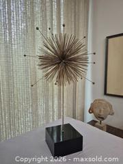MaxSold Auction: Mid-Century Sputnik Style Metal Tabletop Sculpture, Antique Brass & Black - Toronto (Ontario, Canada) PARTNER MANAGED Estate Sale Online Auction -Bridle Path Estate