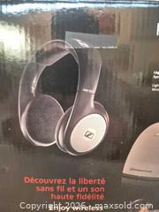 MaxSold Auction: NEW Sennheiser RS 116 II Wireless RF Headphones, Black/Silver - Toronto (Ontario, Canada) PARTNER MANAGED Estate Sale Online Auction -Bridle Path Estate
