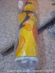 MaxSold Auction: NEW Vintage 1960s-70s Psychedelic Cotton-Linen Canvas Fabric Bolt, 33m / 35 yards - Toronto (Ontario, Canada) PARTNER MANAGED Estate Sale Online Auction -Bridle Path Estate