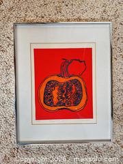 MaxSold Auction: P. Christgau Pumpkin Serigraph, Numbered Edition 2/200, Framed - Toronto (Ontario, Canada) PARTNER MANAGED Estate Sale Online Auction -Bridle Path Estate