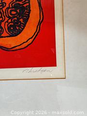 MaxSold Auction: P. Christgau Pumpkin Serigraph, Numbered Edition 2/200, Framed - Toronto (Ontario, Canada) PARTNER MANAGED Estate Sale Online Auction -Bridle Path Estate