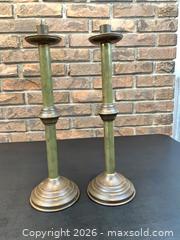 MaxSold Auction: Pair of Vintage Brass Candlesticks - Toronto (Ontario, Canada) PARTNER MANAGED Estate Sale Online Auction -Bridle Path Estate