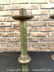 MaxSold Auction: Pair of Vintage Brass Candlesticks - Toronto (Ontario, Canada) PARTNER MANAGED Estate Sale Online Auction -Bridle Path Estate