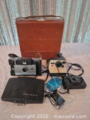 MaxSold Auction: Polaroid Land Camera Automatic 100 & OneStep with Accessories - Toronto (Ontario, Canada) PARTNER MANAGED Estate Sale Online Auction -Bridle Path Estate
