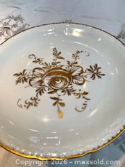 MaxSold Auction: Rare BIRKS Limoges Vintage Porcelain Pedestal Cake Stand with Gold Trim and Hand-Painted Floral - Toronto (Ontario, Canada) PARTNER MANAGED Estate Sale Online Auction -Bridle Path Estate