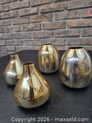 MaxSold Auction: Set of 4 Small Brass Gold Decorative Accents - Toronto (Ontario, Canada) PARTNER MANAGED Estate Sale Online Auction -Bridle Path Estate