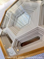MaxSold Auction: Signed Copeland Hexagon Framed Shadowbox Mirror, approx 16 in - Toronto (Ontario, Canada) PARTNER MANAGED Estate Sale Online Auction -Bridle Path Estate