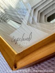 MaxSold Auction: Signed Copeland Hexagon Framed Shadowbox Mirror, approx 16 in - Toronto (Ontario, Canada) PARTNER MANAGED Estate Sale Online Auction -Bridle Path Estate