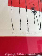 MaxSold Auction: Signed Limited Edition Screenprint by R. Christgau, Framed 16x20 - Toronto (Ontario, Canada) PARTNER MANAGED Estate Sale Online Auction -Bridle Path Estate