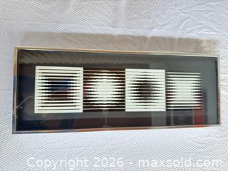 MaxSold Auction: Silver Metal Framed Abstract Mid-Century Modern Wall Art - Toronto (Ontario, Canada) PARTNER MANAGED Estate Sale Online Auction -Bridle Path Estate