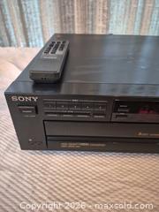 MaxSold Auction: Sony CDP-C315 5-Disc CD Player / Changer, Black - Toronto (Ontario, Canada) PARTNER MANAGED Estate Sale Online Auction -Bridle Path Estate