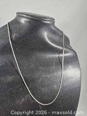 MaxSold Auction: Sterling Silver Snake Chain Necklace, 18 inches, Made in Italy - Toronto (Ontario, Canada) PARTNER MANAGED Estate Sale Online Auction -Bridle Path Estate