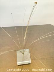 MaxSold Auction: Turquoise Enamel Decorative Box with Acrylic Base Floral Spray - Toronto (Ontario, Canada) PARTNER MANAGED Estate Sale Online Auction -Bridle Path Estate