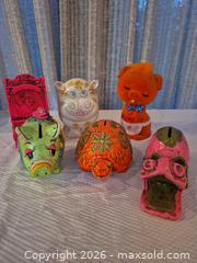 MaxSold Auction: Vintage 1960s Made in Japan Ceramic Hand-Painted Piggy Bank - Toronto (Ontario, Canada) PARTNER MANAGED Estate Sale Online Auction -Bridle Path Estate