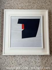 MaxSold Auction: Vintage Abstract Metal Panel Framed Wall Art, 27.5 x 27.5 in - Toronto (Ontario, Canada) PARTNER MANAGED Estate Sale Online Auction -Bridle Path Estate