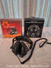MaxSold Auction: Vintage AKG K240 and Koss PRO/4X Over-Ear Wired Headphones - Toronto (Ontario, Canada) PARTNER MANAGED Estate Sale Online Auction -Bridle Path Estate