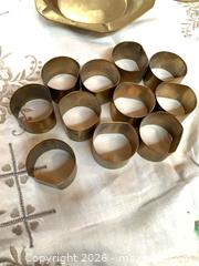 MaxSold Auction: Vintage Brass Napkin Rings & Ashtray, Mid-Century Lot - Toronto (Ontario, Canada) PARTNER MANAGED Estate Sale Online Auction -Bridle Path Estate