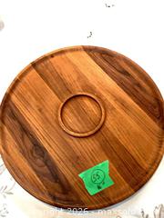MaxSold Auction: Vintage Dansk 16" Teak-Look Rotating Lazy Susan Made in Denmark - Toronto (Ontario, Canada) PARTNER MANAGED Estate Sale Online Auction -Bridle Path Estate