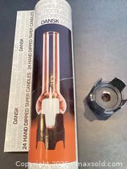 MaxSold Auction: Vintage Dansk Hurricane Lamp/Candle Holder with Cast Iron Base - Toronto (Ontario, Canada) PARTNER MANAGED Estate Sale Online Auction -Bridle Path Estate