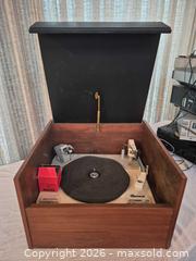 MaxSold Auction: Vintage Garrard Turntable / Record Player in Wood Veneer Case - Toronto (Ontario, Canada) PARTNER MANAGED Estate Sale Online Auction -Bridle Path Estate