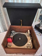 MaxSold Auction: Vintage Garrard Turntable / Record Player in Wood Veneer Case - Toronto (Ontario, Canada) PARTNER MANAGED Estate Sale Online Auction -Bridle Path Estate