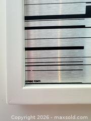 MaxSold Auction: Vintage Giorgio Tonti Framed Brushed Aluminum Wall Art, ~16" - Toronto (Ontario, Canada) PARTNER MANAGED Estate Sale Online Auction -Bridle Path Estate