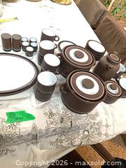 MaxSold Auction: Vintage Hornsea England Contrast Brown & White Tea/Coffee Set, 32 Pieces - Toronto (Ontario, Canada) PARTNER MANAGED Estate Sale Online Auction -Bridle Path Estate
