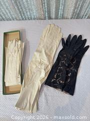 MaxSold Auction: Vintage Made in Belgium Women's Gloves Size 7.5 Genuine Kid Leather & Cotton/Silk - Toronto (Ontario, Canada) PARTNER MANAGED Estate Sale Online Auction -Bridle Path Estate