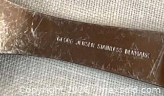 MaxSold Auction: Vintage MCM Georg Jensen Stainless Steel Flatware Cutlery Set with Black Handles - Toronto (Ontario, Canada) PARTNER MANAGED Estate Sale Online Auction -Bridle Path Estate