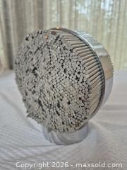 MaxSold Auction: Vintage Silver Chrome Pin Art Sculpture, ~6.5 in - Toronto (Ontario, Canada) PARTNER MANAGED Estate Sale Online Auction -Bridle Path Estate