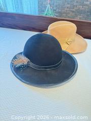 MaxSold Auction: Vintage Women's Wool Felt Hats Wide Brim, Fedora - Toronto (Ontario, Canada) PARTNER MANAGED Estate Sale Online Auction -Bridle Path Estate