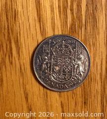 MaxSold Auction: 1952 Canada 50 cent coin - Kingston (Ontario, Canada) SELLER MANAGED Downsizing Online Auction -  Juniper Drive