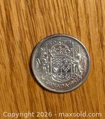 MaxSold Auction: 1957 Canada 50 cent coin - Kingston (Ontario, Canada) SELLER MANAGED Downsizing Online Auction -  Juniper Drive