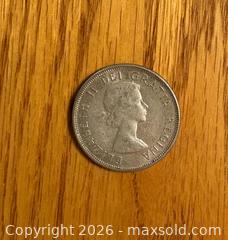 MaxSold Auction: 1958 Canada 50 cent piece  - Kingston (Ontario, Canada) SELLER MANAGED Downsizing Online Auction -  Juniper Drive