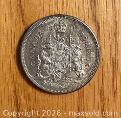 MaxSold Auction: 1961 Canada 50 cent coin - Kingston (Ontario, Canada) SELLER MANAGED Downsizing Online Auction -  Juniper Drive