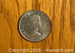 MaxSold Auction: 1964 Canada 50 cent coin  - Kingston (Ontario, Canada) SELLER MANAGED Downsizing Online Auction -  Juniper Drive