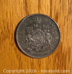 MaxSold Auction: 1965 Canada 50 cent coin  - Kingston (Ontario, Canada) SELLER MANAGED Downsizing Online Auction -  Juniper Drive