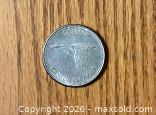 MaxSold Auction: 1967 Canada $1 silver dollar coin  - Kingston (Ontario, Canada) SELLER MANAGED Downsizing Online Auction -  Juniper Drive