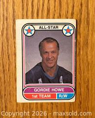 MaxSold Auction: 1975-76 O-pee-chee WHA Gordie Howe  - Kingston (Ontario, Canada) SELLER MANAGED Downsizing Online Auction -  Juniper Drive