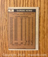 MaxSold Auction: 1975-76 O-pee-chee WHA Gordie Howe  - Kingston (Ontario, Canada) SELLER MANAGED Downsizing Online Auction -  Juniper Drive