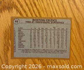 MaxSold Auction: 1981-82 Topps Larry Bird 2nd year card - Kingston (Ontario, Canada) SELLER MANAGED Downsizing Online Auction -  Juniper Drive
